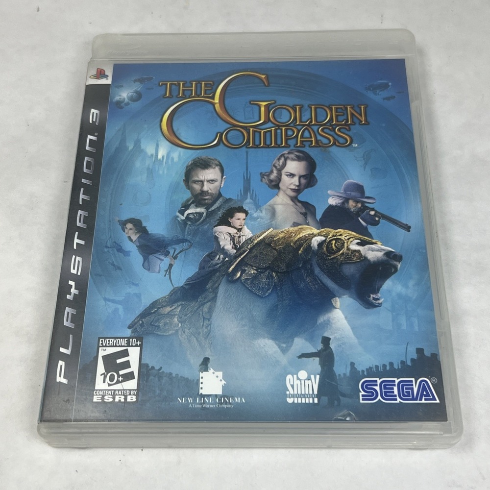 Sony Playstation 3 PS3 Golden Compass Game Sega‎ Action Adventure CIB 2007
